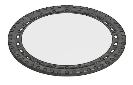 Manhole cover slabs